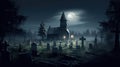 Whispers of the Night: A Haunting Journey Through the Misty Graveyard