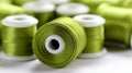 Chartreuse Green Sewing Thread Coils
