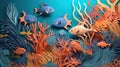Life Beneath the Waves - A Paper-Style Reef Adventure - Generative AI