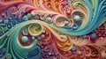 Whimsical Paper Symphony: A Kaleidoscope of Colors and Curves