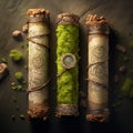 Tome Wonders: Ancient Scrolls Unraveling into Natural Elements