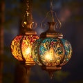 Intricately designed decorative lantern