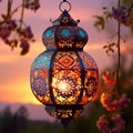 Intricately designed decorative lantern