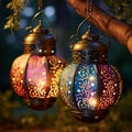 Intricately designed decorative lantern