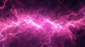 Rosy Illumination: Abstract Pink Lightning Euphoria