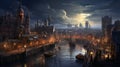 Whimsical London: A Fantastical Rendering of the Iconic Cityscape