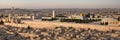 The Old City of Jerusalem, Israel, with the East Gate and the Wailing Wall, sacred sites for world religions