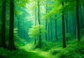 Green Forest, Nature Loving, Fight Global Warming, Save Planet Earth