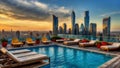 Skyline Serenity: Rooftop Pools with Panoramic City Views