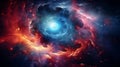 Celestial Whirlpool: A Captivating Journey through Cosmic Vortex Royalty Free Stock Photo