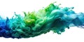 A Captivating Visual Symphony Turquoise Green and Azure Liquid Gradient for Modern Design Royalty Free Stock Photo
