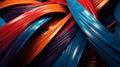 Mesmerizing Abstract Webbing: Intricate Strands of Connectivity in Captivating Visual Harmony. Royalty Free Stock Photo