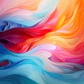 Bold and Captivating Digital Abstract Art with Mesmerizing Color Gradients