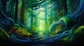 Enchanted Mindscapes: A Captivating Abstract Journey