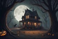 Eerie Moonlit Haunts: Unveiling Halloween\'s Mystery