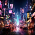 Neon Dreams: Cyberpunk New York City