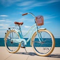 classic cruiser bicycle Royalty Free Stock Photo