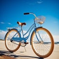 classic cruiser bicycle Royalty Free Stock Photo