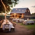 Outdoor Barn Wedding with Rustic Charm