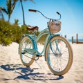 classic cruiser bicycle Royalty Free Stock Photo