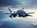 Stratospheric Guardians: Next-Gen Fighter Plane Innovation