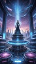 QuantumQuotient\'s Data Symphony: A 3D Overture to Tomorrow. AI generate