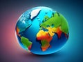 Global Perspectives: Abstract Earth Map Elegance Royalty Free Stock Photo