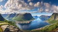 Norwegian Fjord Panorama