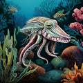 Mesmerizing Wallpaper: Cuttlefish Camouflage