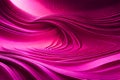 Enigmatic Beauty of Magenta-Pink Satin: Surreal Texture Background with Unpredictable and Chaotic Folds with Generative AI