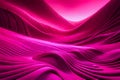 Dreamlike Ripples of Magenta-Pink: Surreal Gradient Satin Texture with Unpredictable Folds and Chaotic Patterns with Generative AI
