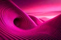 Abstract Elegance in Magenta-Pink: Surreal Gradient Satin Texture with Unpredictable Folds and Chaotic Flow with Generative AI