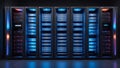 RackArtistry Lumina: Illuminating Data\'s Design Symphony. AI generate