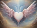 Heavenly Love: Angel Winged Heart Artistry