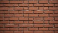 Textured Red Brick Wall Background. AI Generation Royalty Free Stock Photo