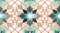 Mesmerizing Islamic Geometric Patterns: Seamless Vector Illustration in Rich Colors for Versatile Design Applications