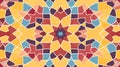 Mesmerizing Islamic Geometric Patterns: Seamless Vector Illustration in Rich Colors for Versatile Design Applications