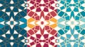 Mesmerizing Islamic Geometric Patterns: Seamless Vector Illustration in Rich Colors for Versatile Design Applications