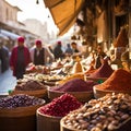 Bustling marketplace in the Old City of Jerusalem