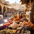 Bustling marketplace in the Old City of Jerusalem