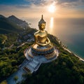 Vibrant and Enchanting Image of Big Buddha Statue in Phuket