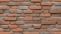 Vintage Brickwork Seamless Texture Background. AI Generation Royalty Free Stock Photo