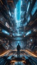 QuantumQuotient\'s Data Vortex: 3D Whirlwind of Innovation. AI generate
