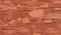 Earthy Ember: Red Sandstone Texture. AI generate