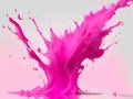 Rosy Reverie: Captivating Pink Splash Photography