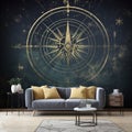 Celestial Compass Wallpaper