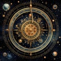 Celestial Compass Wallpaper
