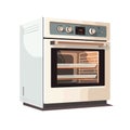 Electric Oven Vector Illustration