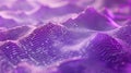 Immerse yourself in the world of Digital Waveforms! Background purple waves transitioning to lavender with nano-tech