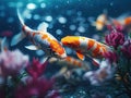 Majestic Koi: Incredibly Detailed and Cinematic Production Still